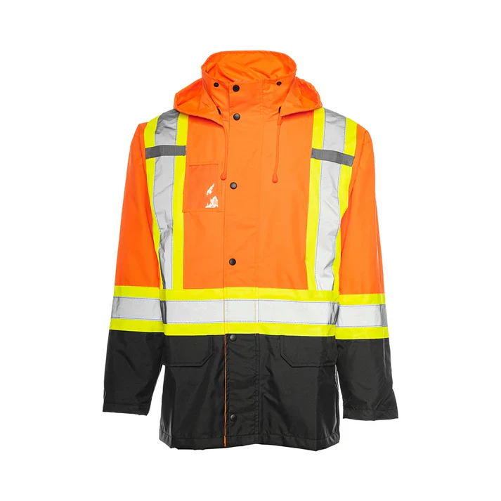 RJ90O-F High-Visibility Rain Jacket