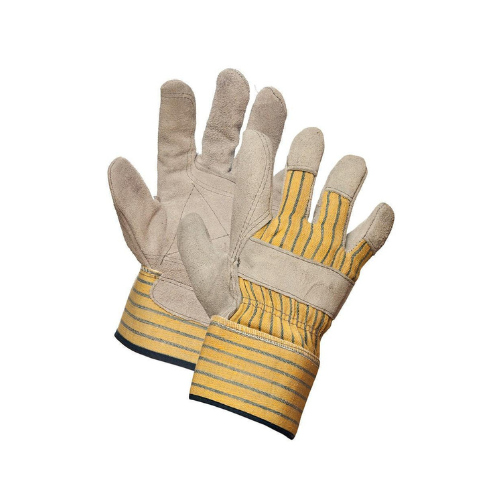 Lumberman Split Leather Double Palm Work Gloves