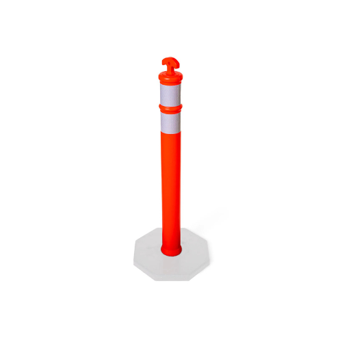 42" Delineator Post 2 Stripes (Pole Only) -