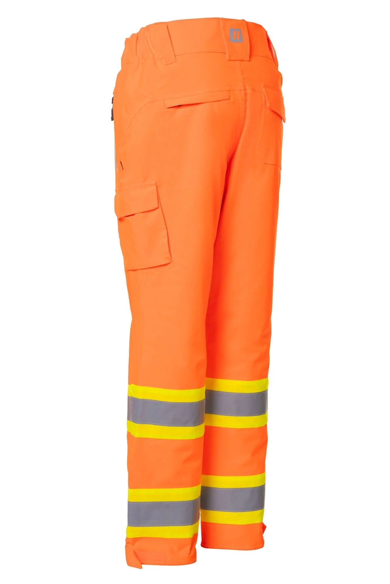 Women's Hi-Vis Safety Lined Utility Pants Back