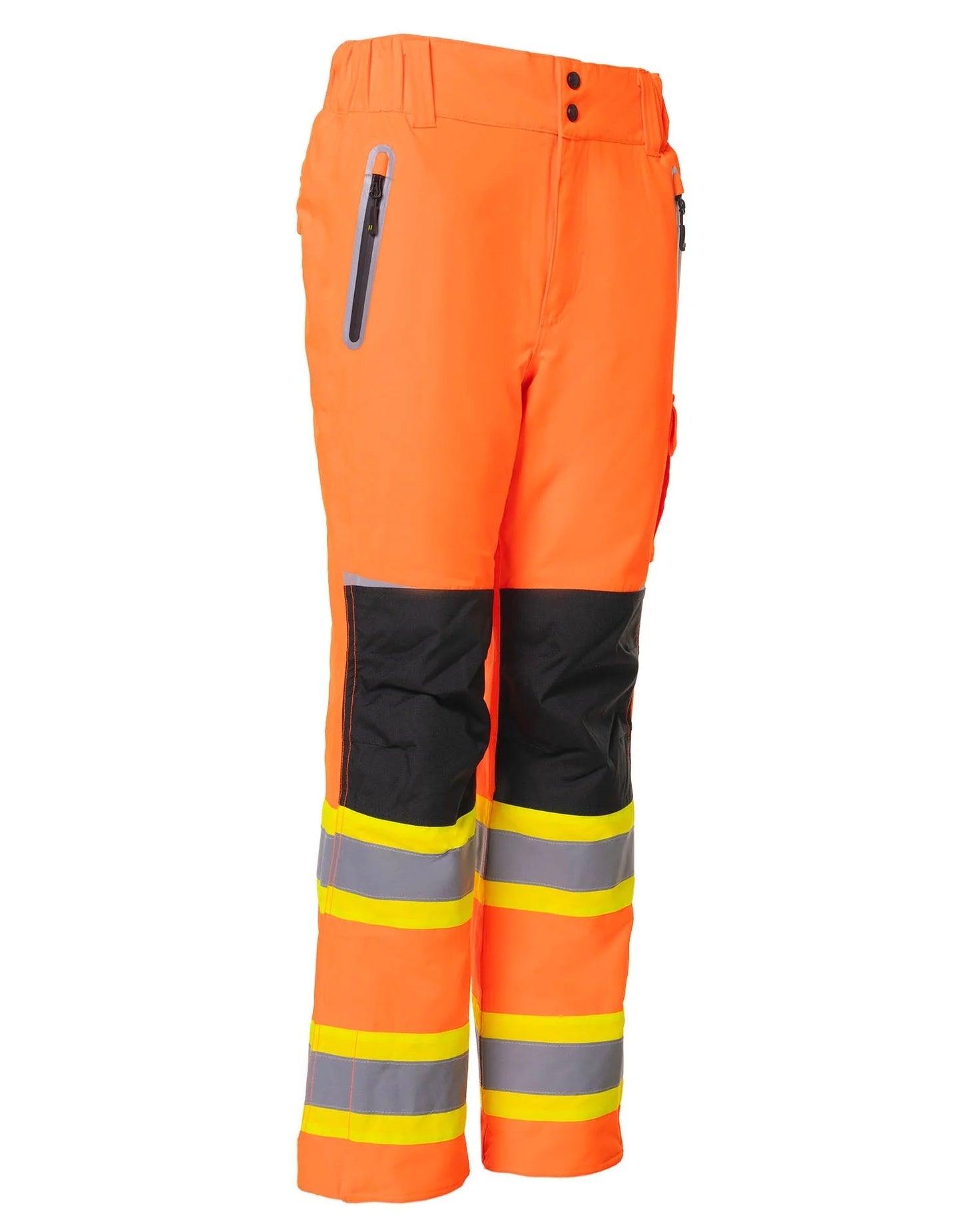 Women's Hi-Vis Safety Lined Utility Pants Front