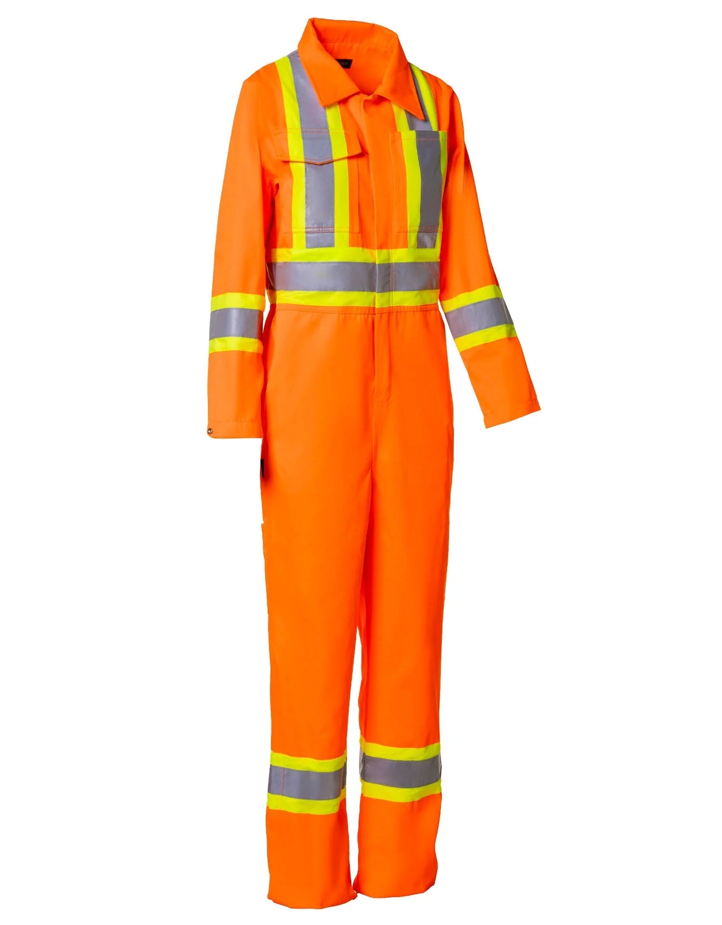 Women's Hi-Vis Safety Unlined Coverall Front