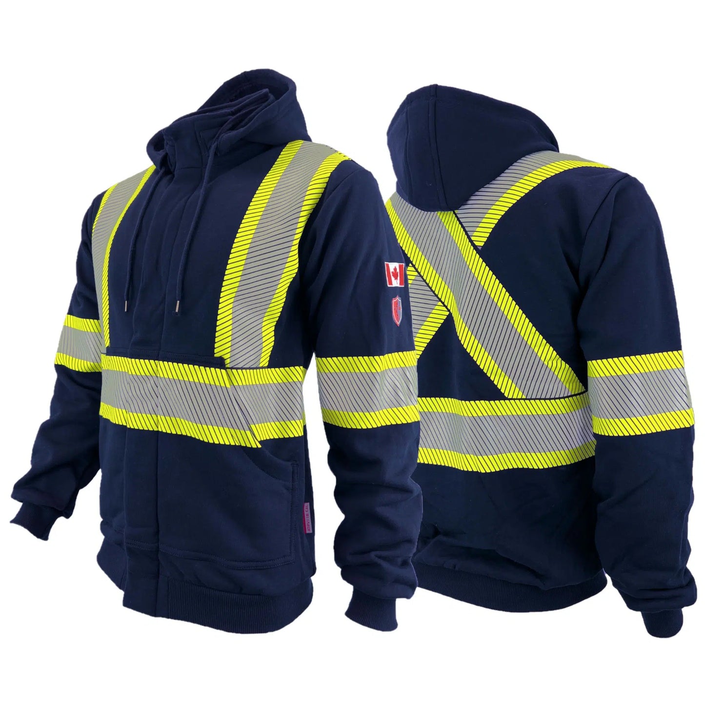 Atlas 402 Navy Blue Zip up Hoodie