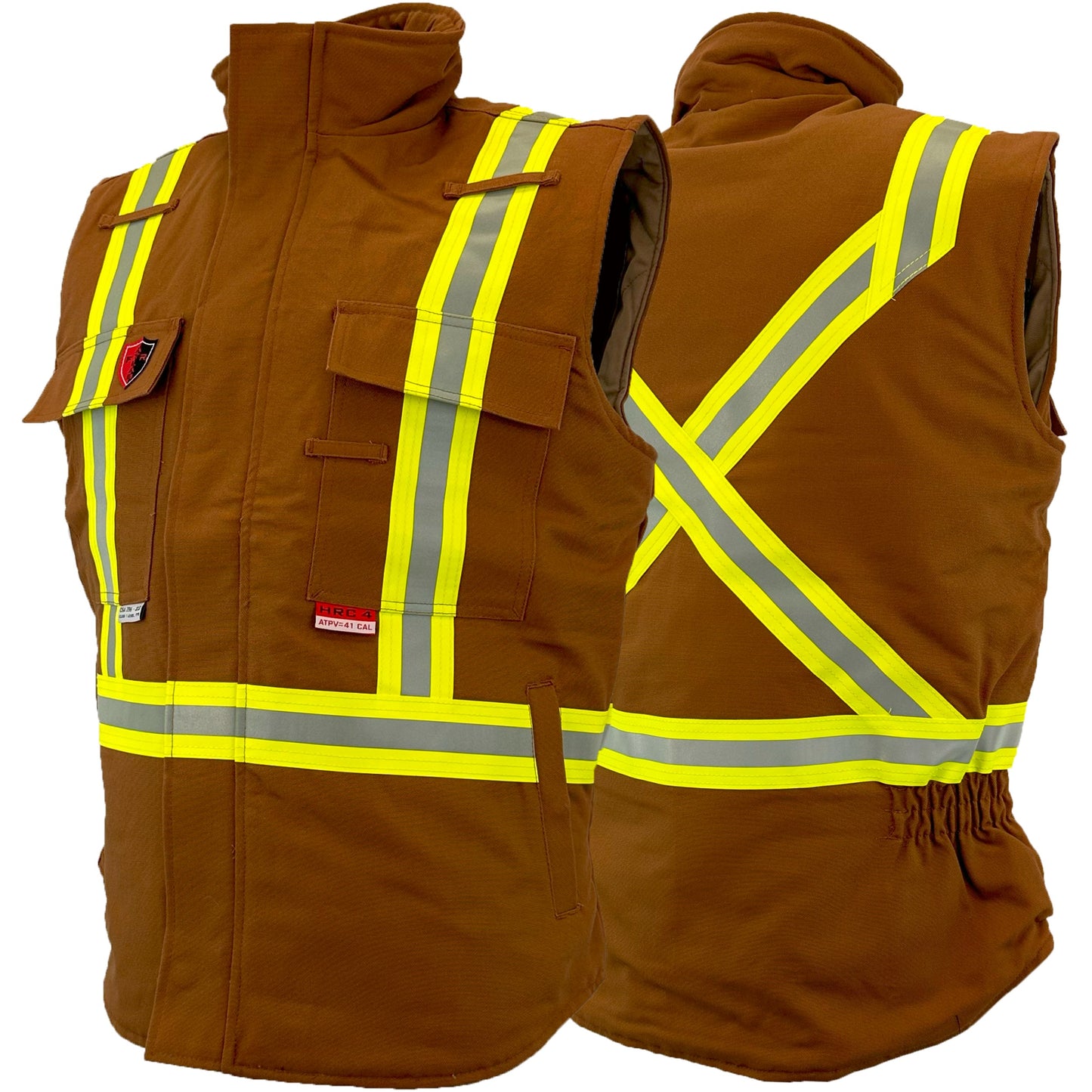 Atlas Guardian® FR/AR Insulated Vests - Brown Duck