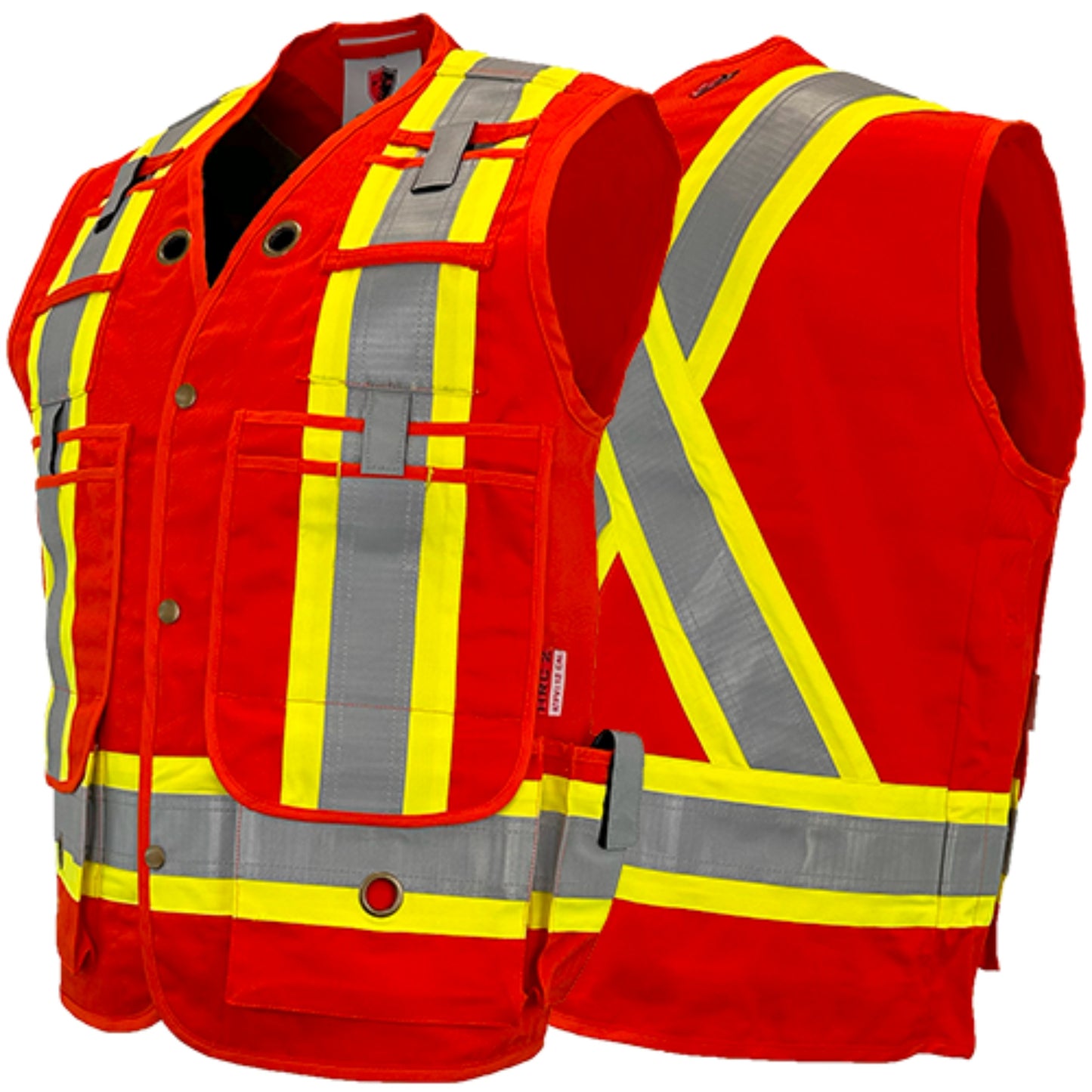 Atlas Workwear - Guardian® FR/AR Hi-Vis Surveyors Vests - Orange