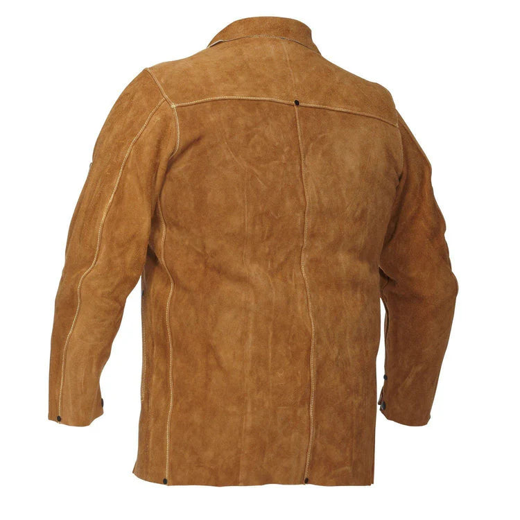 Forcefield Leather Welding Jacket Back View