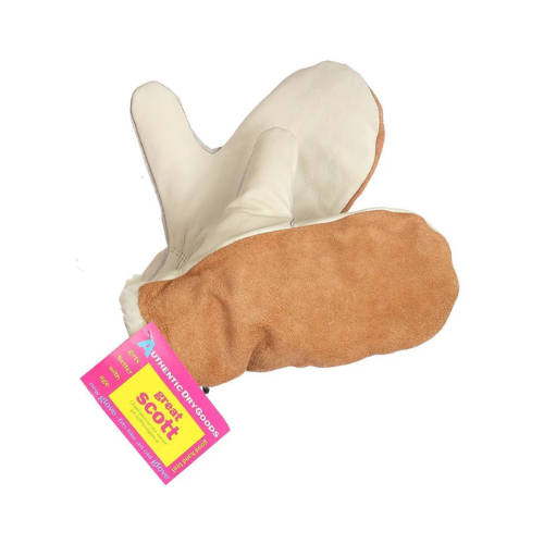 Great Scott Pile Lined Leather Mitt