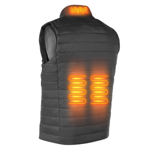 Unisex Lightweight Heated Vest with New Graphene-Infused Inner Lining-Back-Vest-View