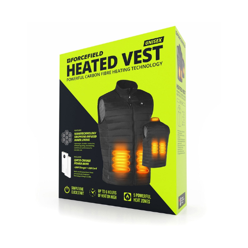 Unisex Lightweight Heated Vest with New Graphene-Infused Inner Lining-Vest-Box-Detail