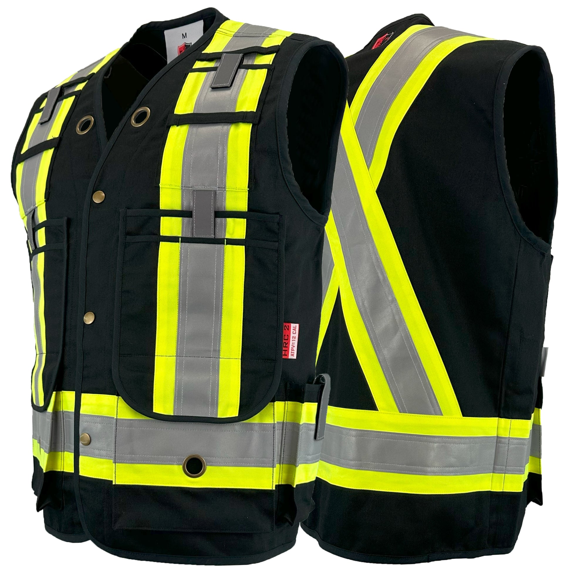 Atlas Guardian® FR/AR Surveyor Vests - Black