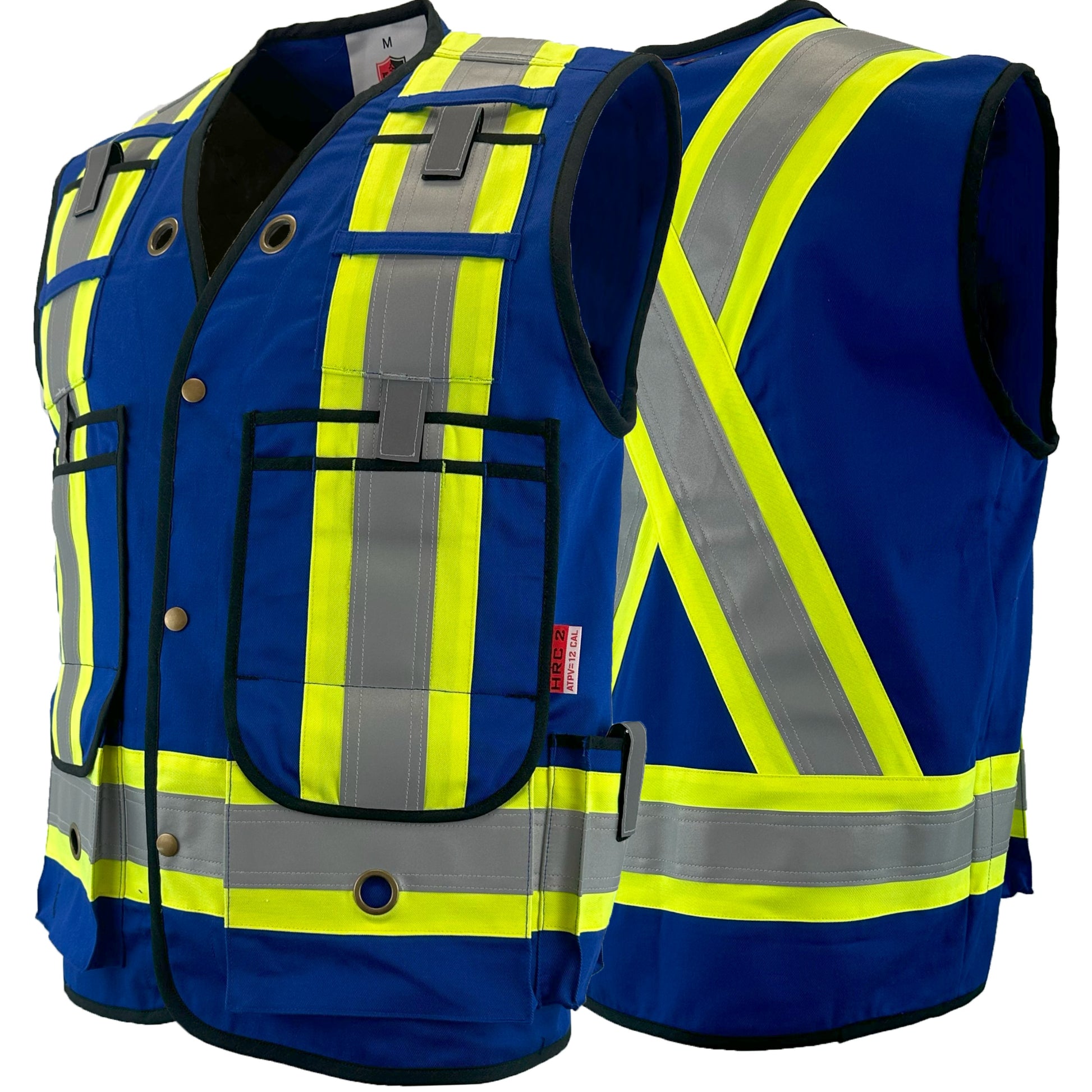 Atlas Guardian® FR/AR Surveyor Vests - Royal Blue