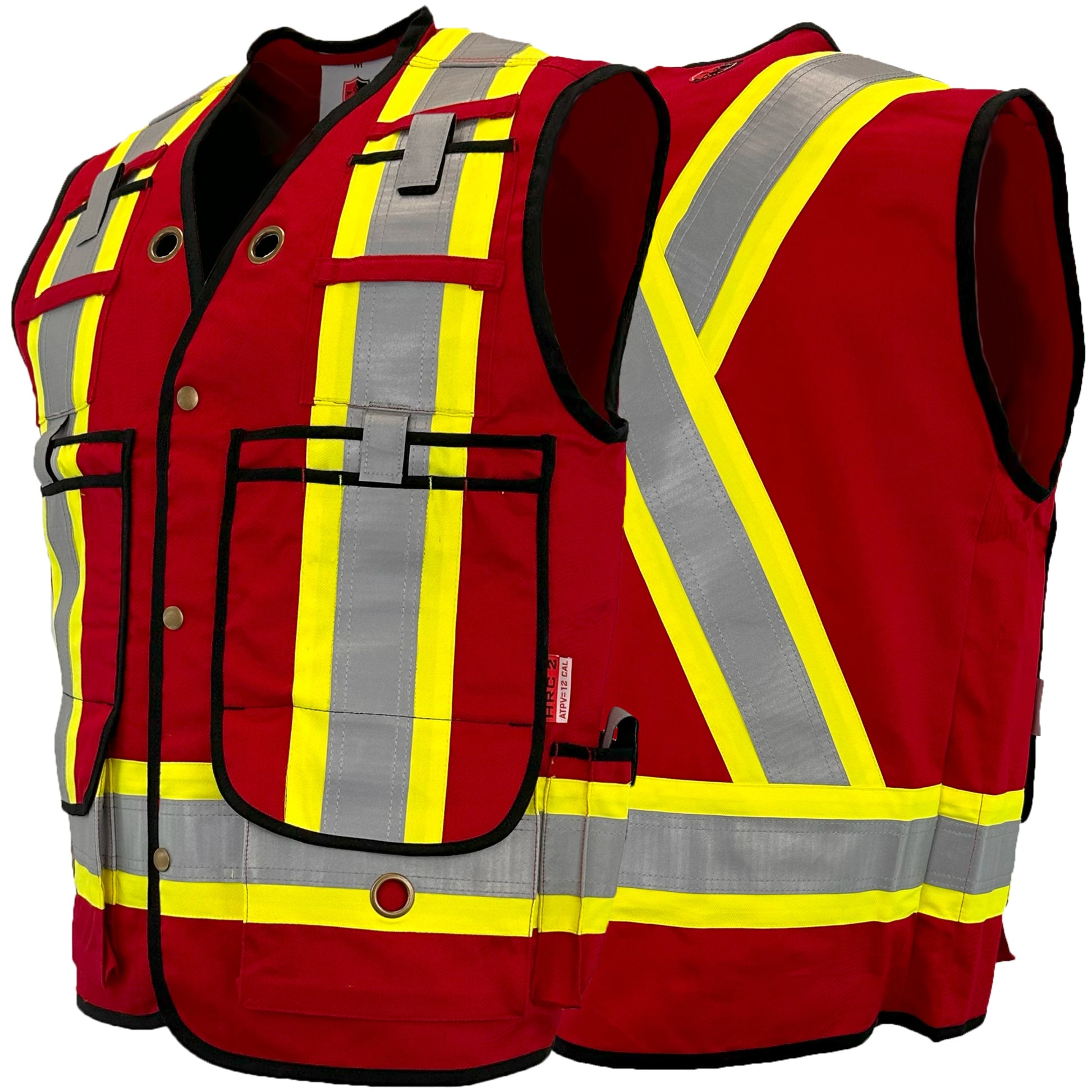 Atlas Guardian® FR/AR Surveyor Vests - Red