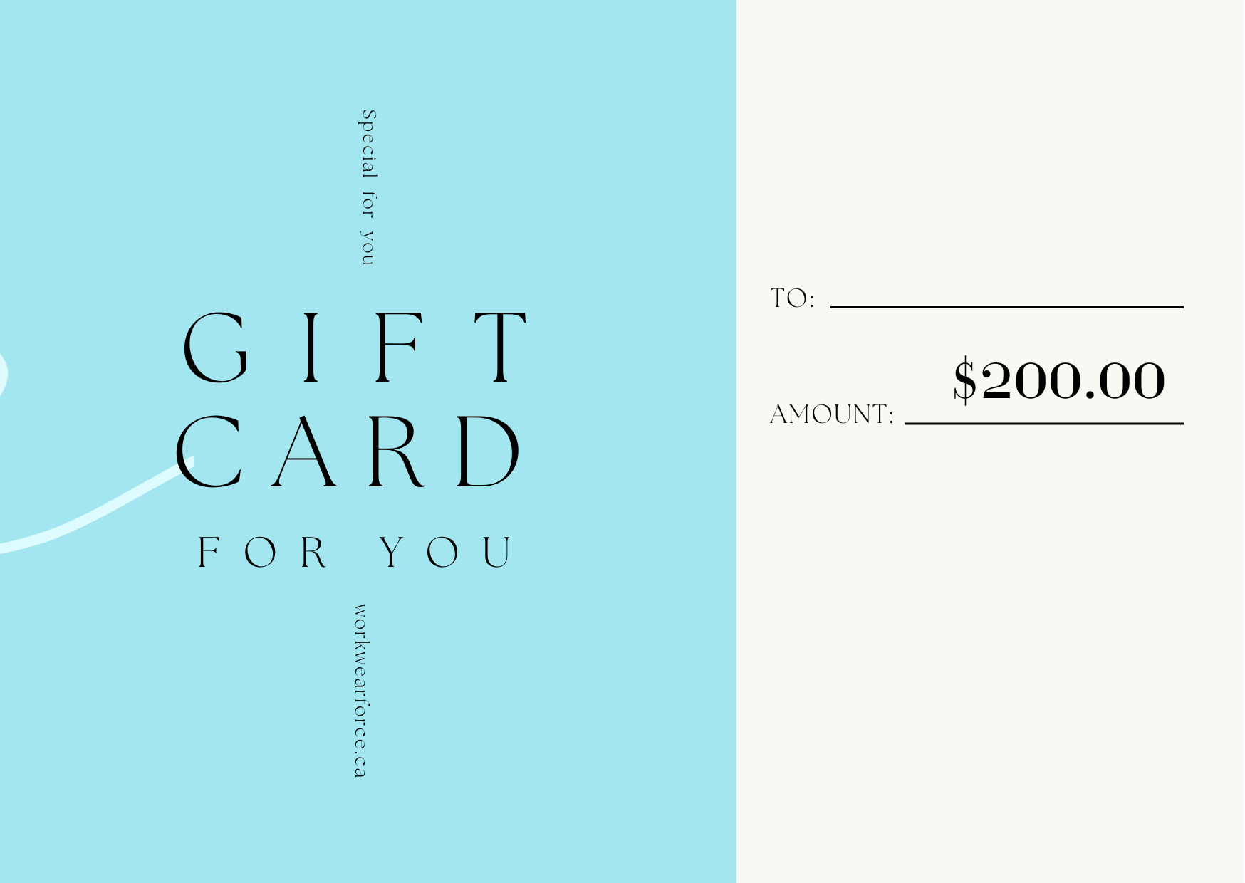 200.00 Gift Card