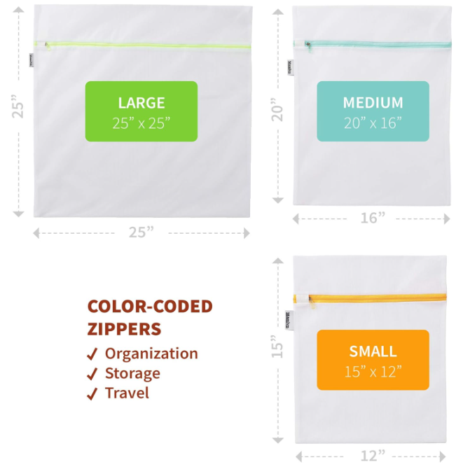 Small Zippered Enclosure Bag