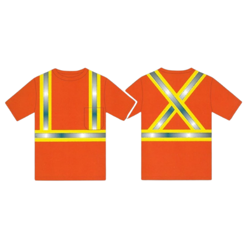 Hi-Vis Mesh Short Sleeve -Shirt-Orange