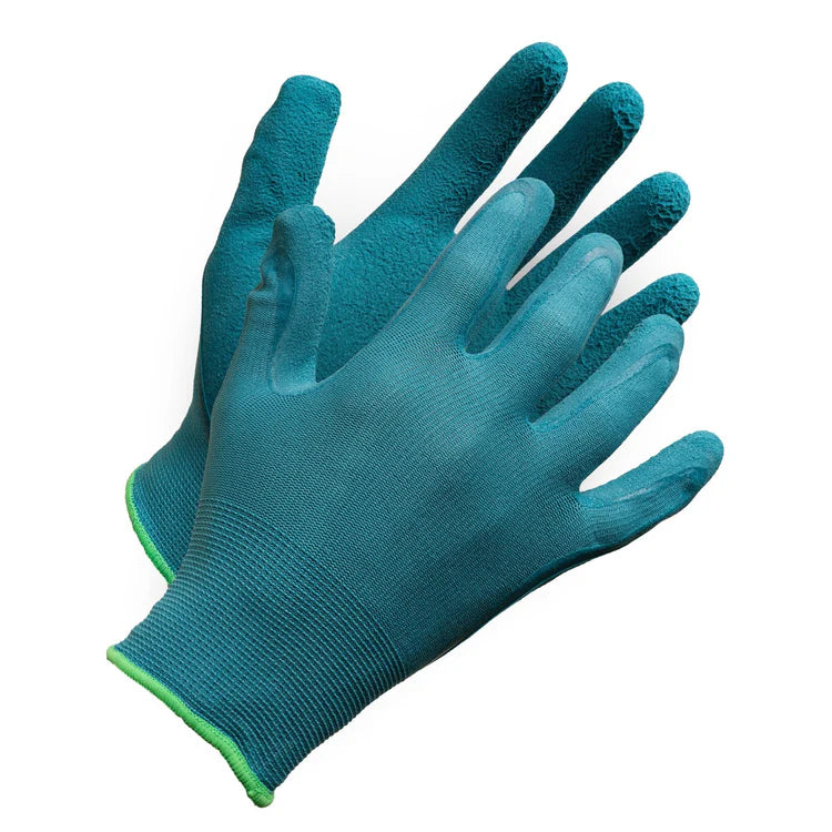 fieldwork-ladies-garden-gloves-seamless-foam-latex-palm-coated-teal